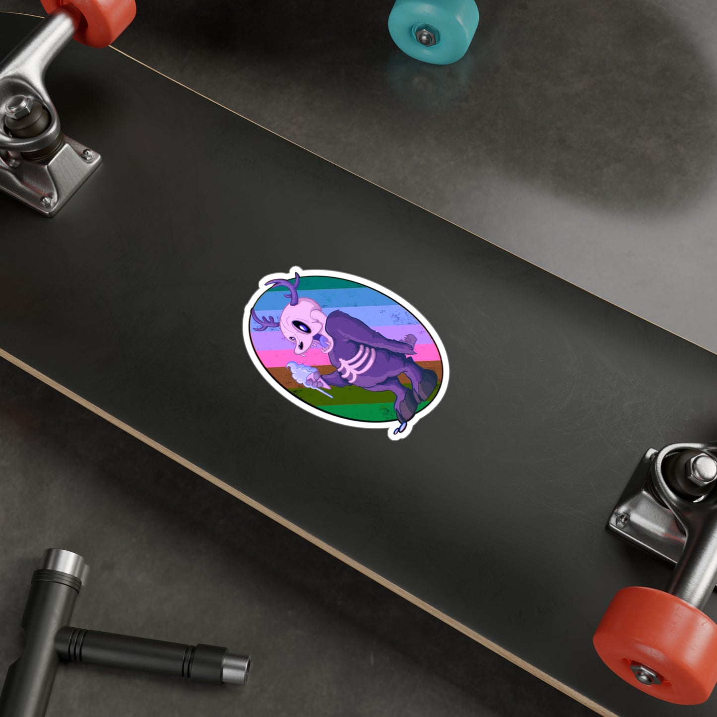 Monster Ice Cream Kiss-Cut Vinyl Decal