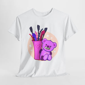 Valentines Bear Unisex Heavy Cotton Tee