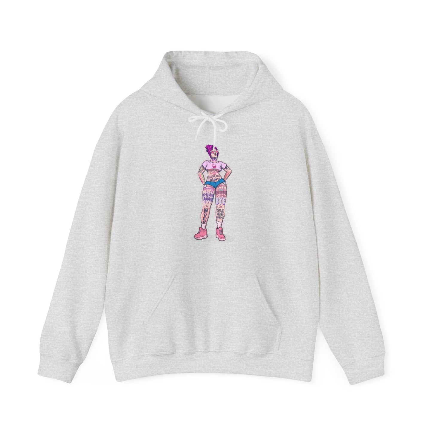 Antisocial Tattoos Unisex Heavy Blend Hooded Sweatshirt