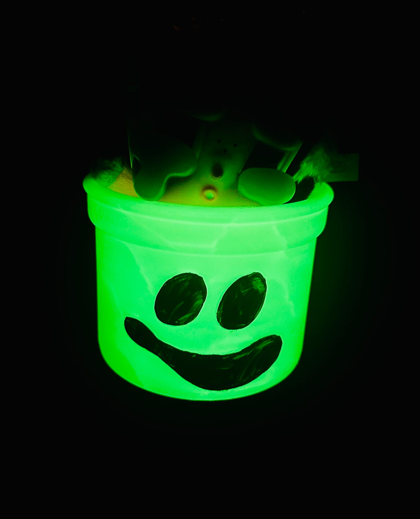 Boo Bucket Storage Fridge Magnet 3D Print