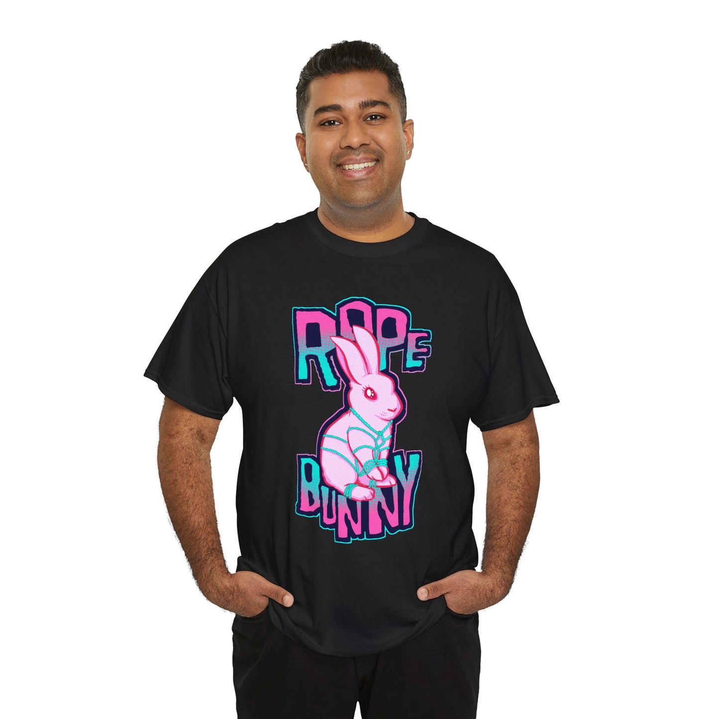 Rope Bunny Unisex Heavy Cotton Tee