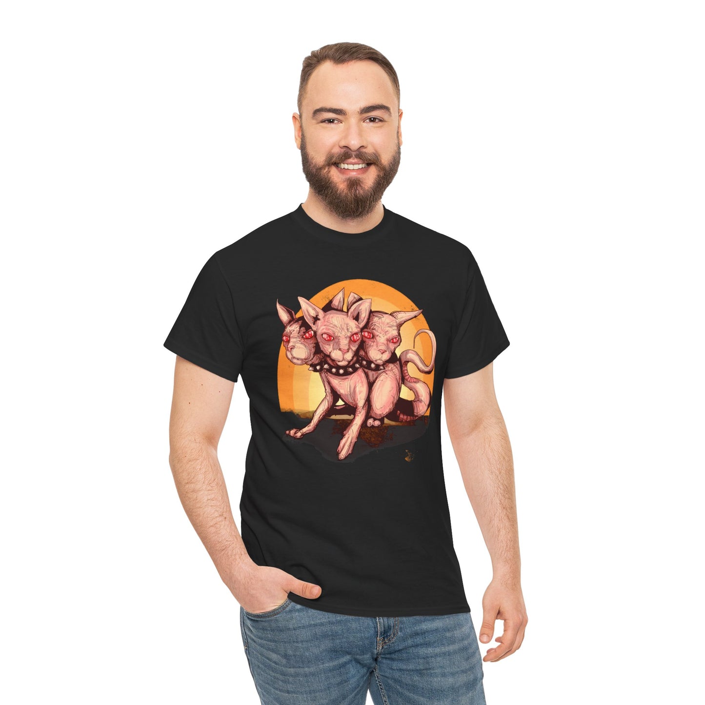 Purrberus Unisex Heavy Cotton Tee