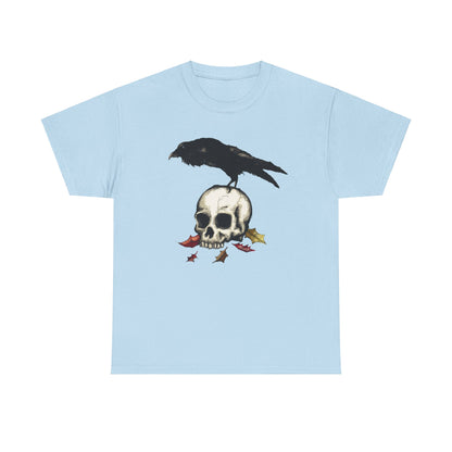 Crow Skull Unisex Heavy Cotton Tee