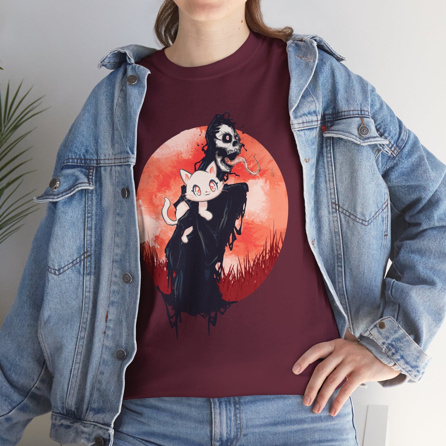 Cat Person Unisex Heavy Cotton Tee