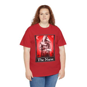 The Nurse Tarot  (Front & Back Print) Unisex Heavy Cotton Tee