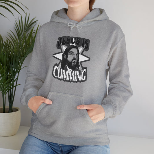Jesus Is Cumming Unisex Heavy Blend Hooded Sweatshirt