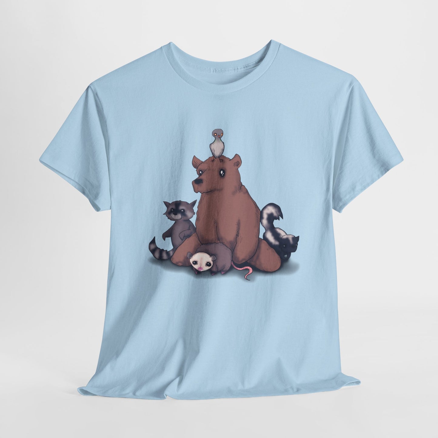 Trash Animals Unisex Heavy Cotton Tee
