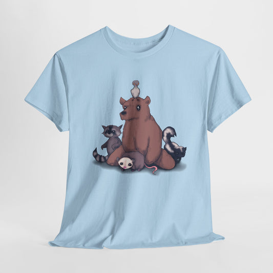 Trash Animals Unisex Heavy Cotton Tee