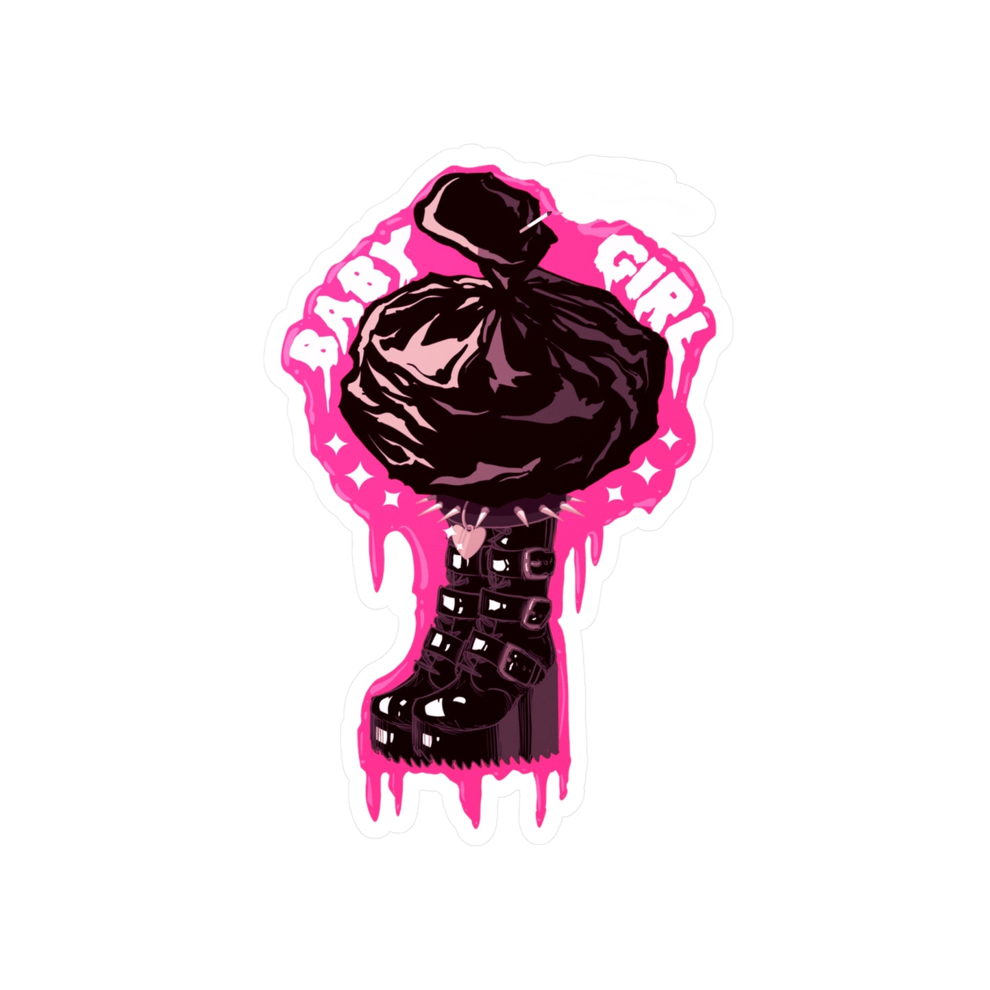 Trash Baby Kiss-Cut Vinyl Decal
