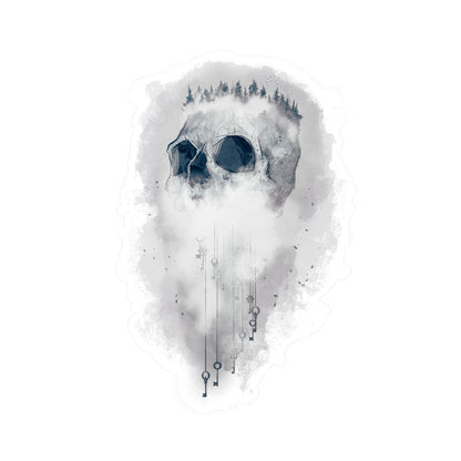 Elemental Skull Air Kiss-Cut Vinyl Decal