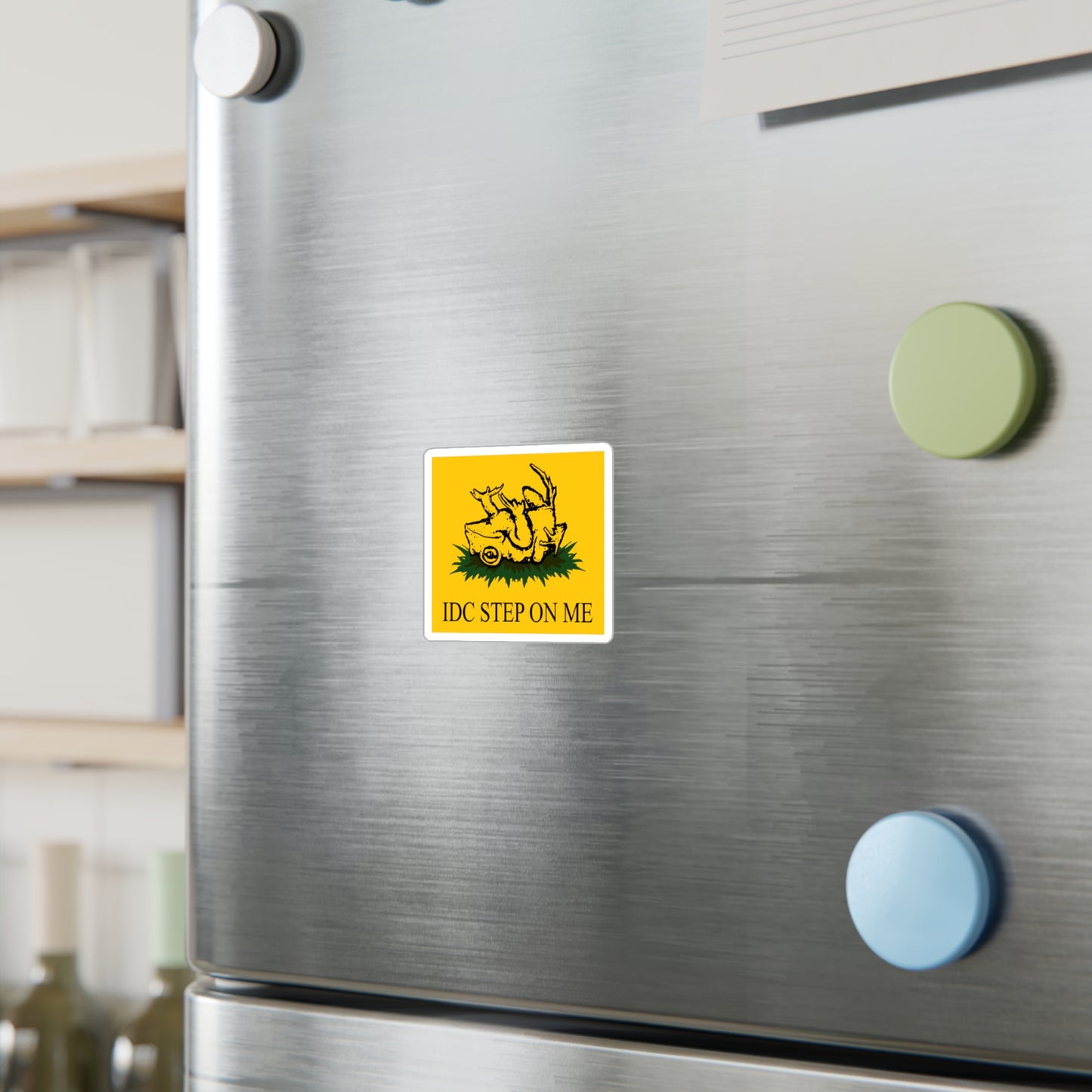 Gadsden Frog Kiss-Cut Vinyl Decal