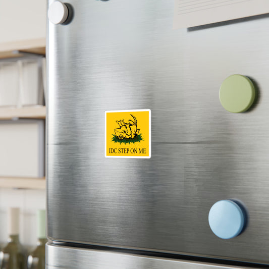 Gadsden Frog Kiss-Cut Vinyl Decal