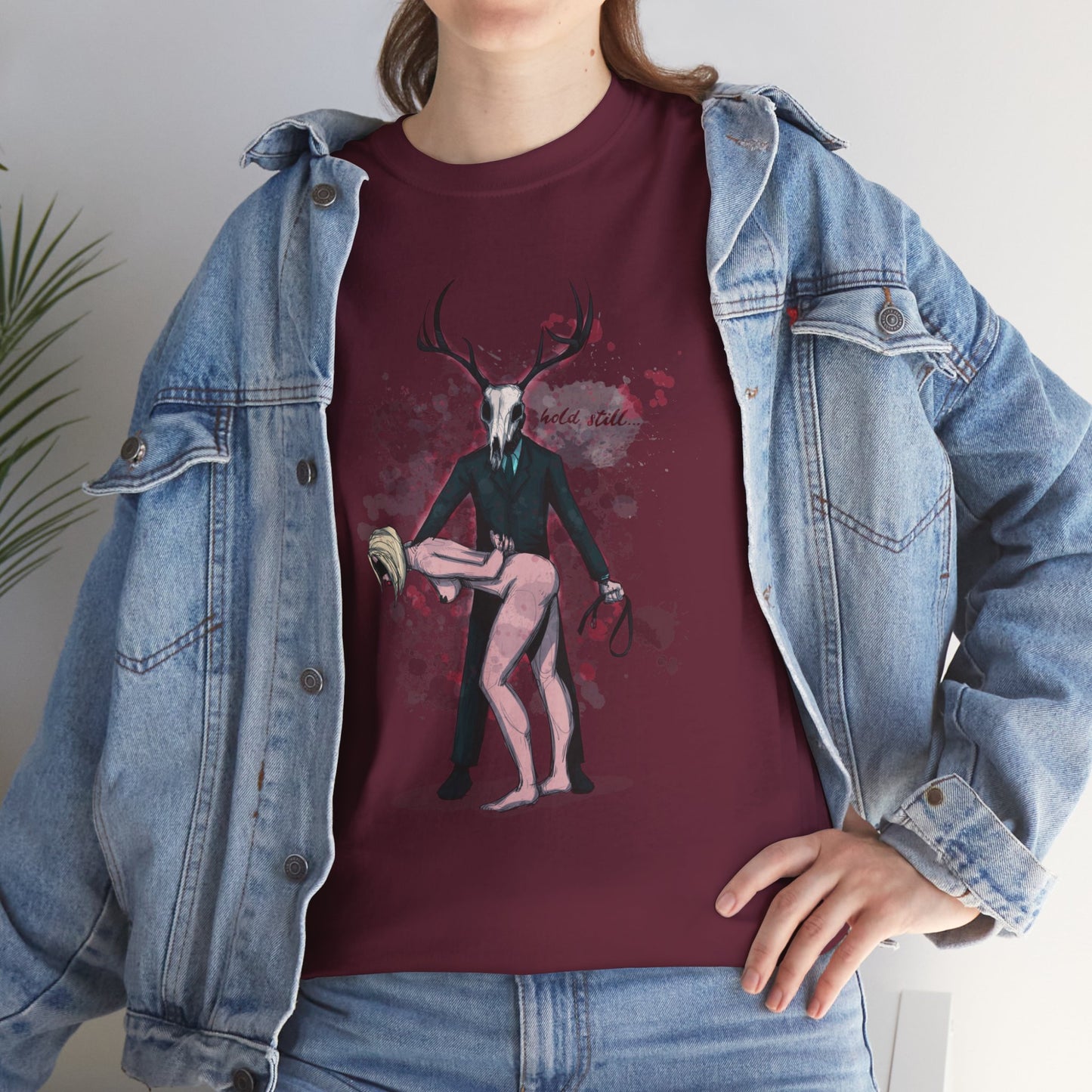 Deer Daddy Series 3: Hold Still Unisex Heavy Cotton Tee
