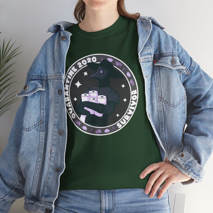 Quarantine 2020 Survivor Unisex Heavy Cotton Tee