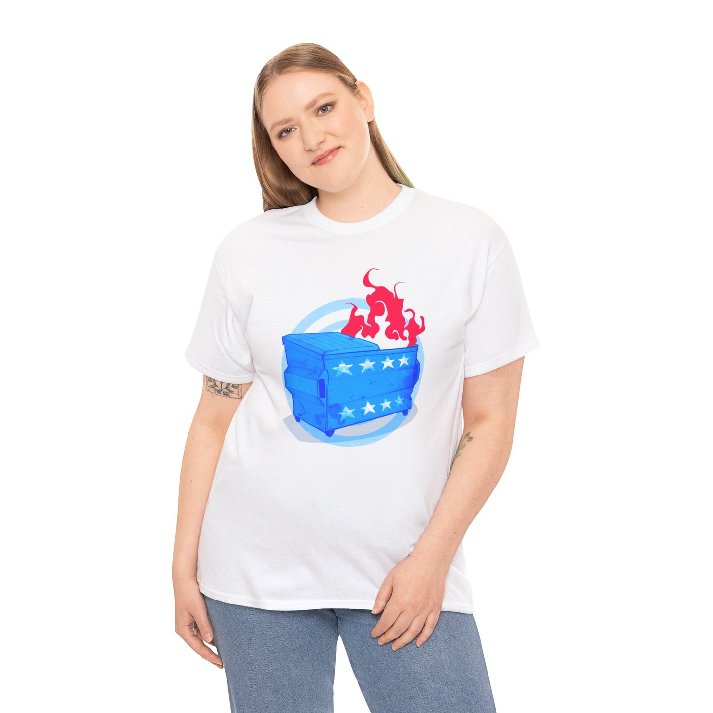 American Dumpster Firre Unisex Heavy Cotton Tee