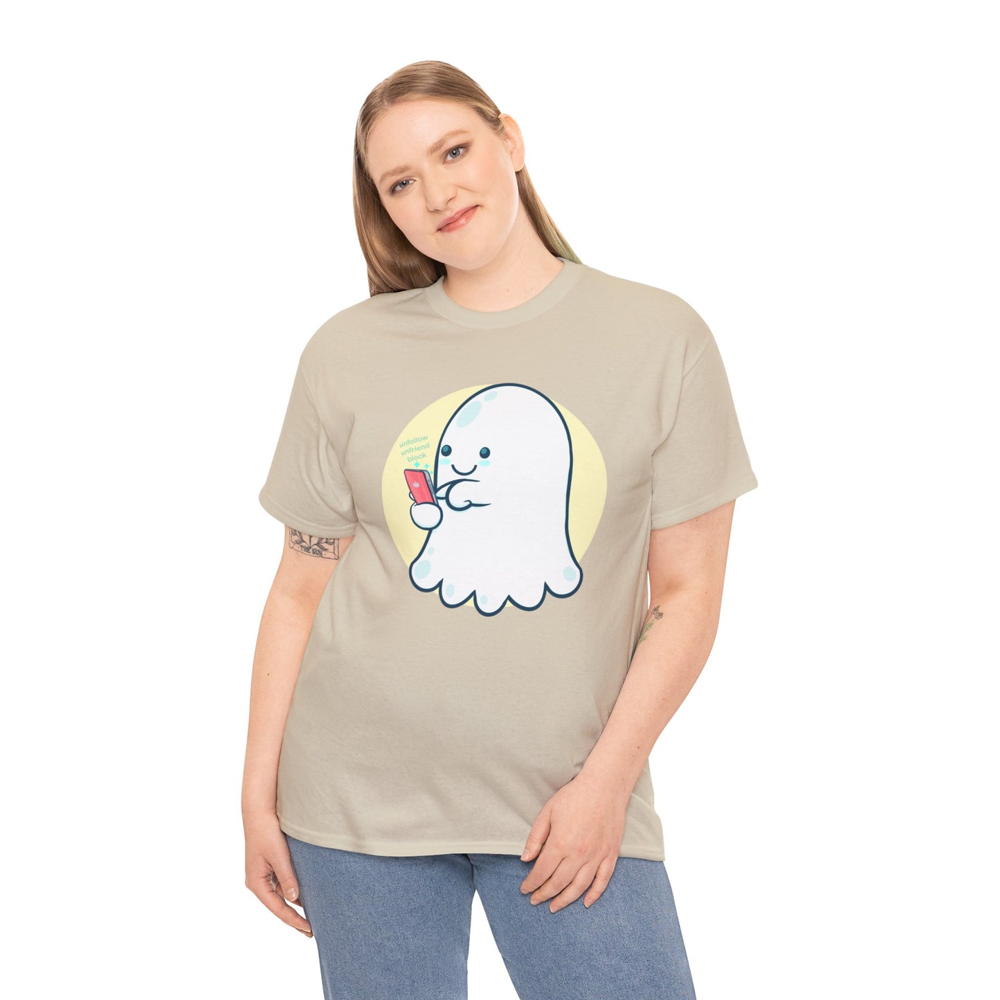 Ghosted Unisex Heavy Cotton Tee