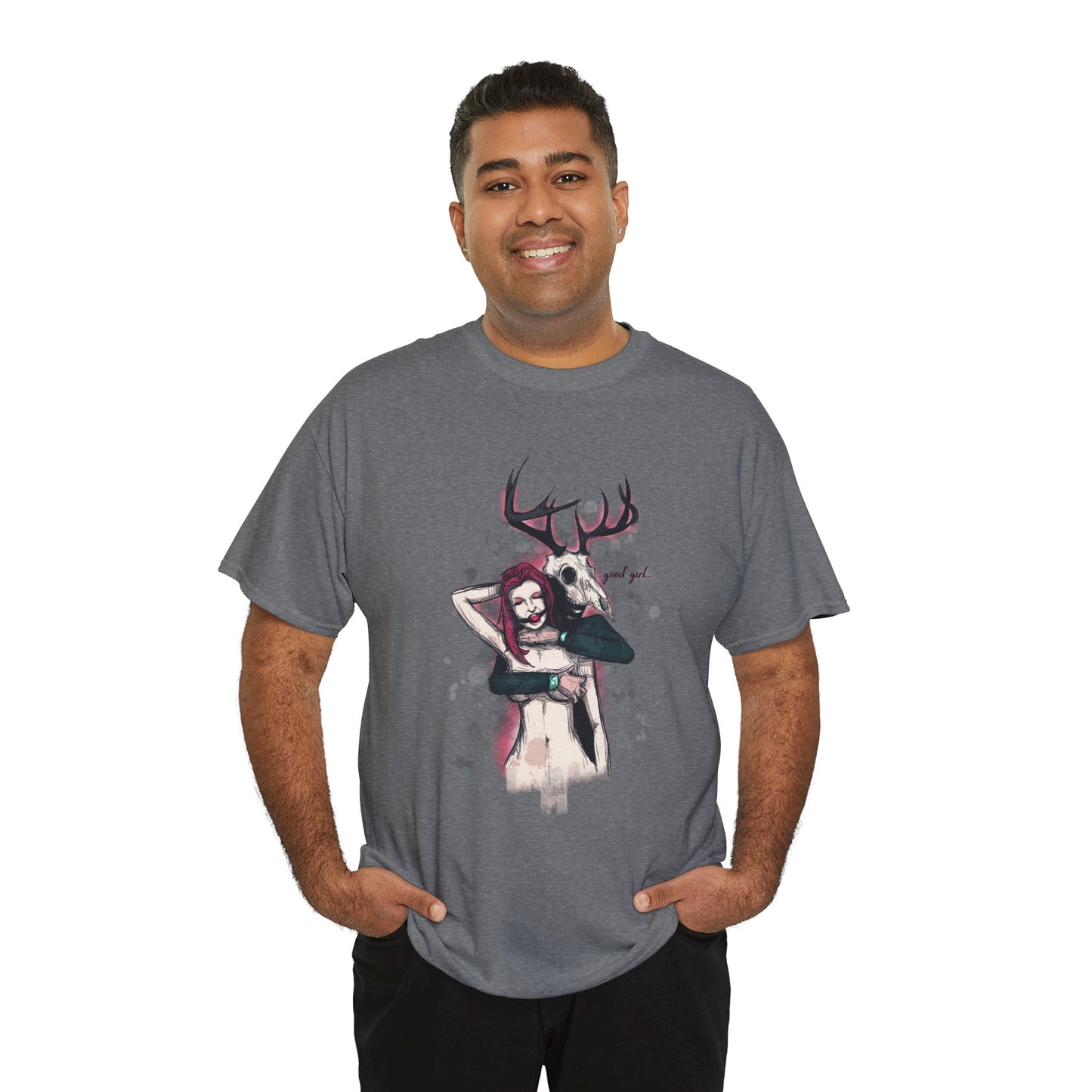 Deer Daddy Series 3: Good Girl Unisex Heavy Cotton Tee
