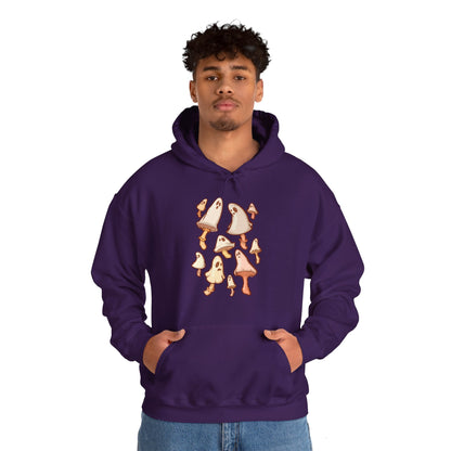 Spooky Mushrooms Unisex Heavy Blend Hooded Sweatshirt