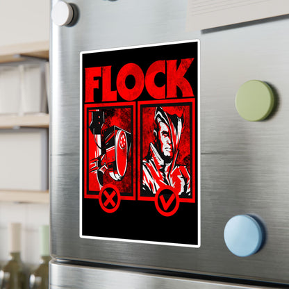 Flock Kiss-Cut Vinyl Decal