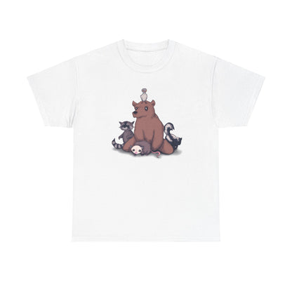 Trash Animals Unisex Heavy Cotton Tee