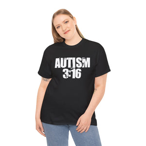 Autism 3:16 Unisex Heavy Cotton Tee