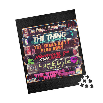Adult Horror VHS Puzzle (110, 252, 500, 1014-piece)