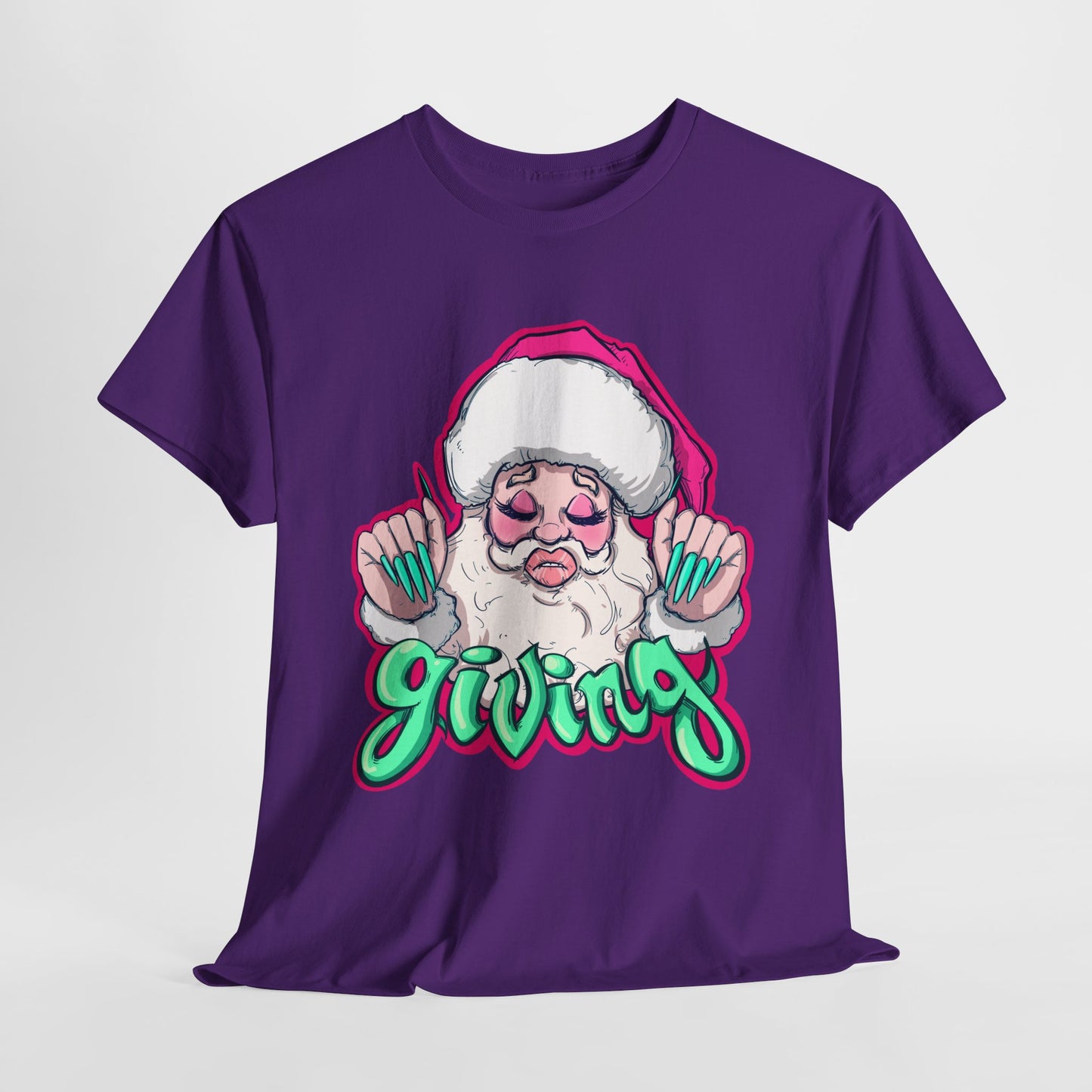 He Is Giving Unisex Heavy Cotton Tee
