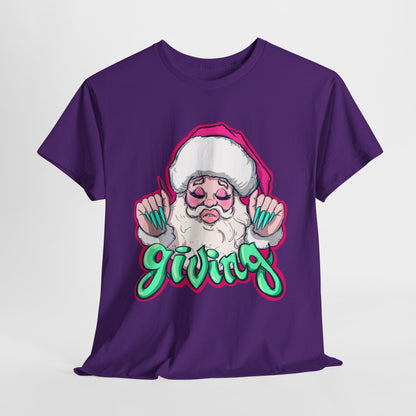 He Is Giving Unisex Heavy Cotton Tee