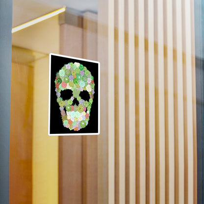 Succulent Skull Kiss-Cut Vinyl Decal