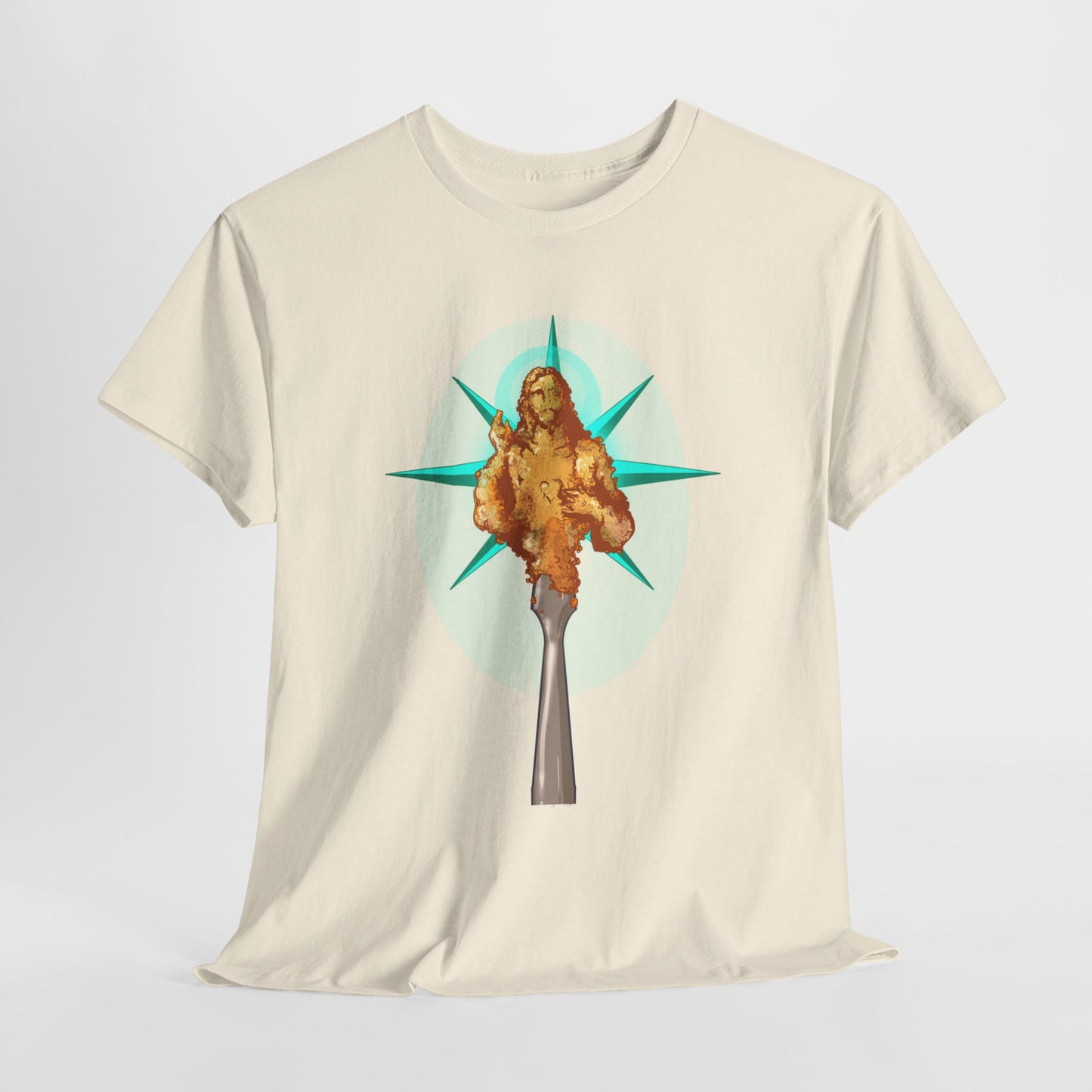 He Is Resin Unisex Heavy Cotton Tee