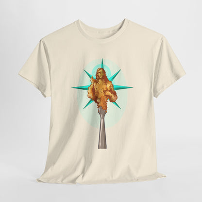 He Is Resin Unisex Heavy Cotton Tee