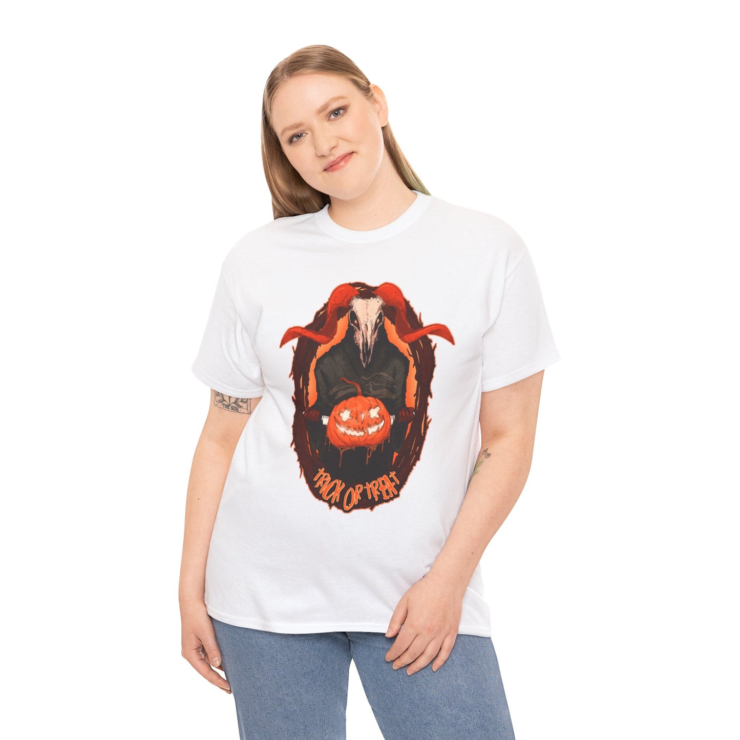 Trick Or Treat Unisex Heavy Cotton Tee