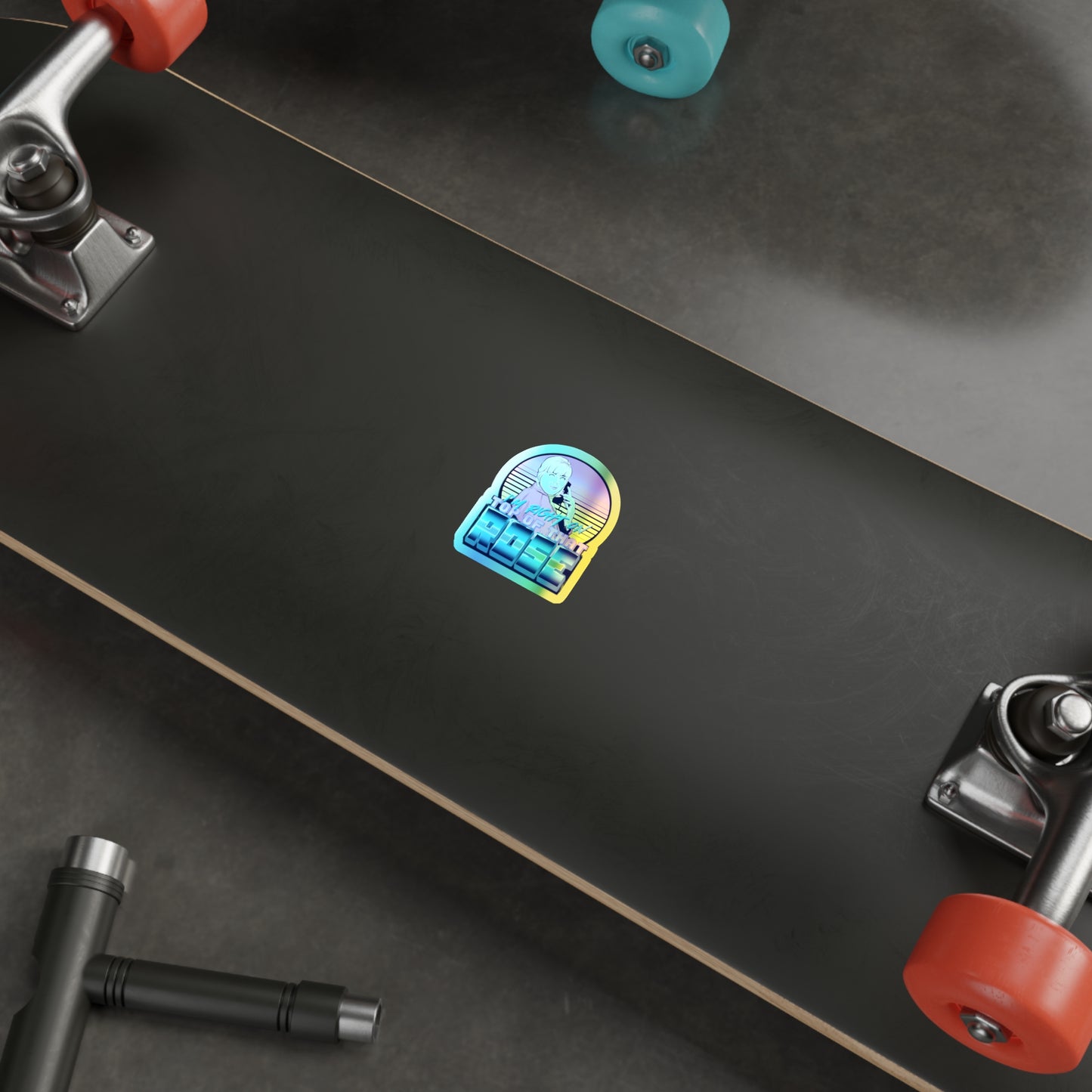 Career Woman Holographic Die-cut Stickers