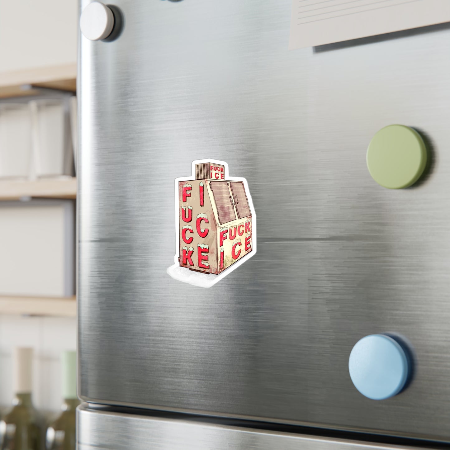 Ice Freezer Kiss-Cut Vinyl Decal
