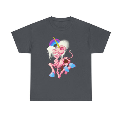 Unicorn Skeleton 2 Unisex Heavy Cotton Tee
