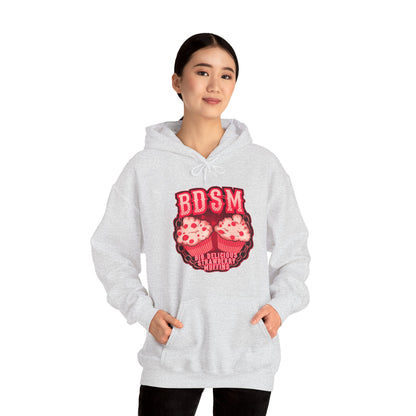 Big Delicious Strawberry Muffins Unisex Heavy Blend Hooded Sweatshirt