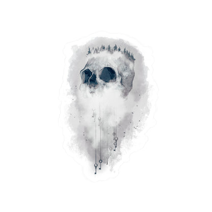 Elemental Skull Air Kiss-Cut Vinyl Decal