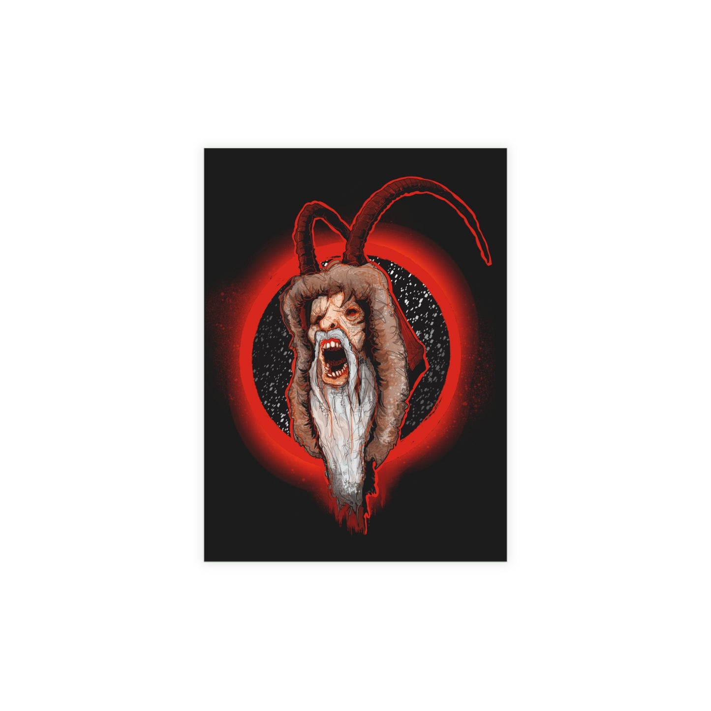 Merry Krampus Greeting Card Bundles (10, 30, 50 pcs)