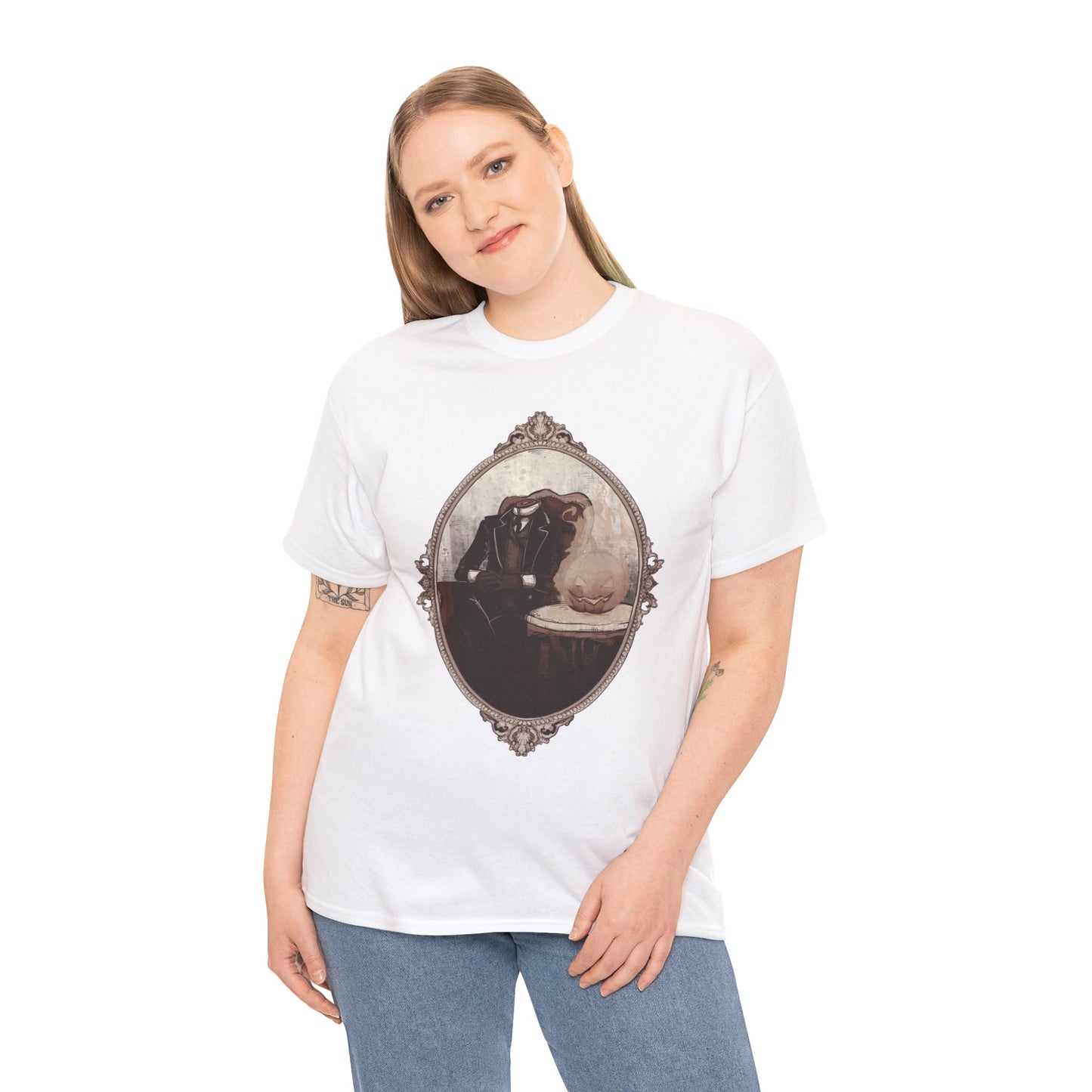 Victorian Headless Horseman Unisex Heavy Cotton Tee
