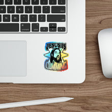Jesus Is Cumming Holographic Die-cut Stickers