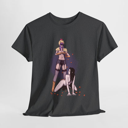 Chicken Nugget Rain Unisex Heavy Cotton Tee