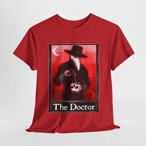 The Doctor Tarot (Front & Back Print) Unisex Heavy Cotton Tee