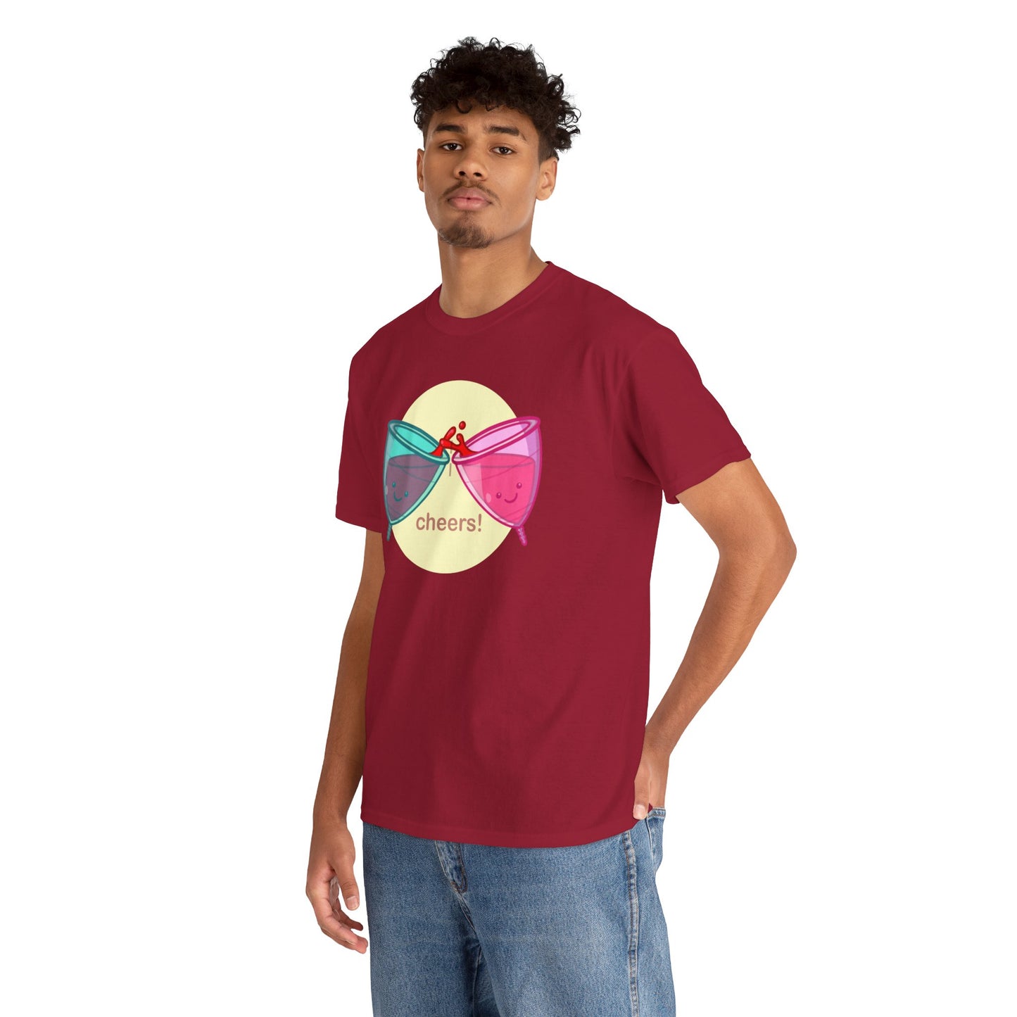 Cheers Unisex Heavy Cotton Tee