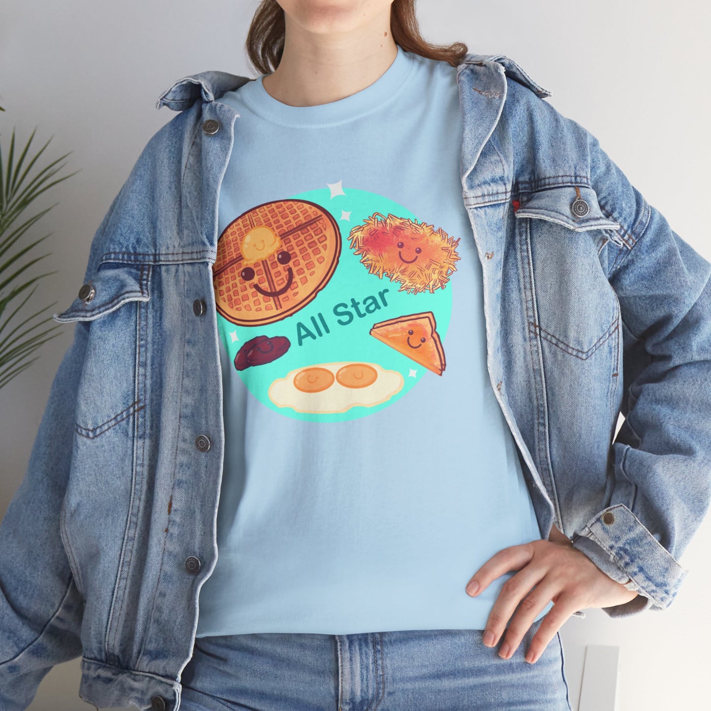 All Star Breakfast Unisex Heavy Cotton Tee