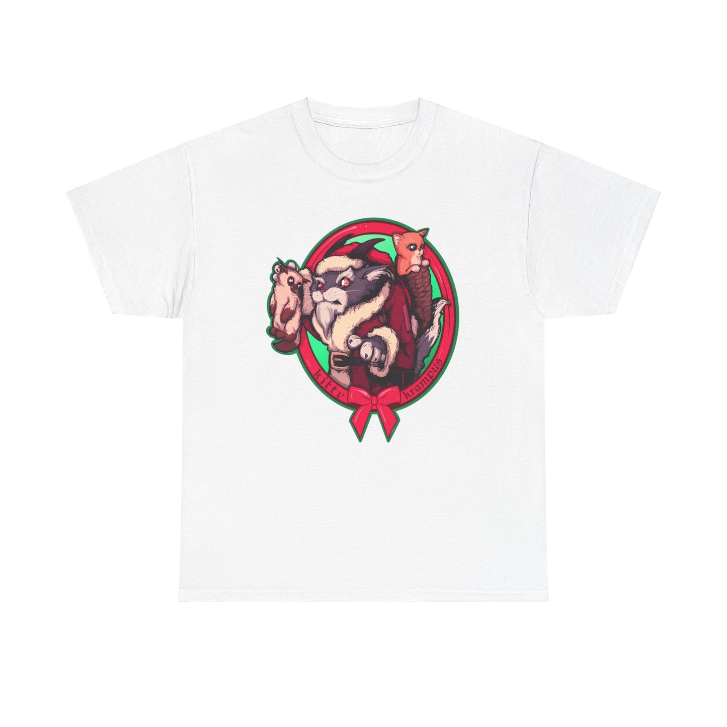 Kitty Krampus Unisex Heavy Cotton Tee