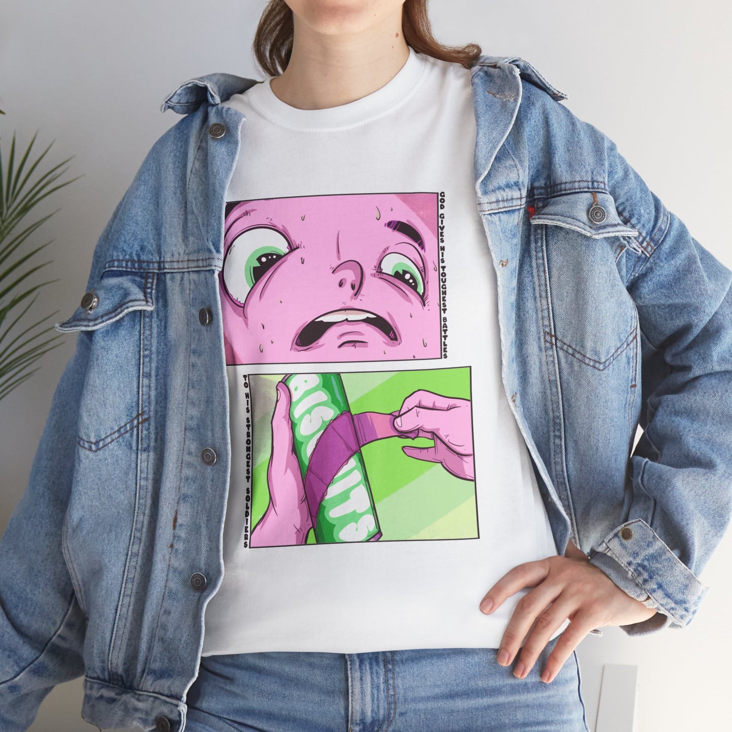 Biscuit Battle Unisex Heavy Cotton Tee