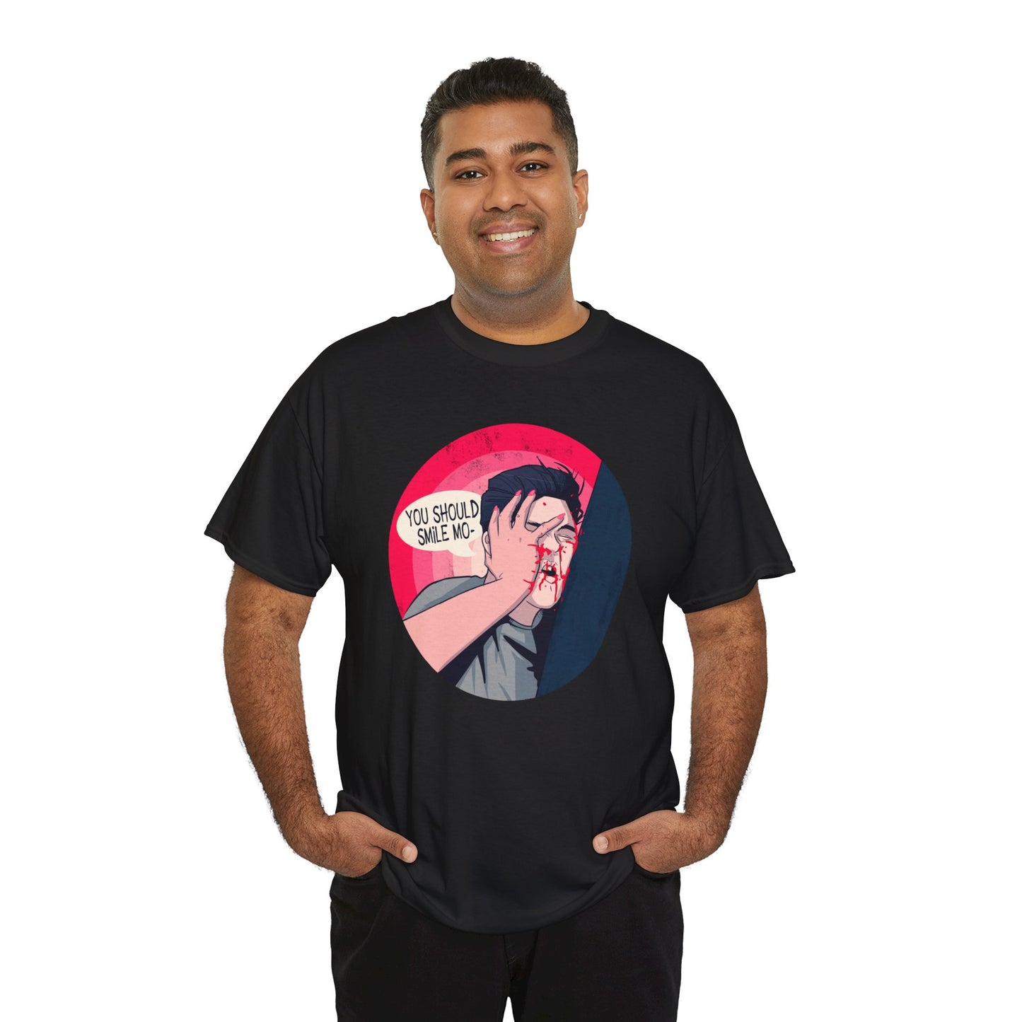 Smile Unisex Heavy Cotton Tee