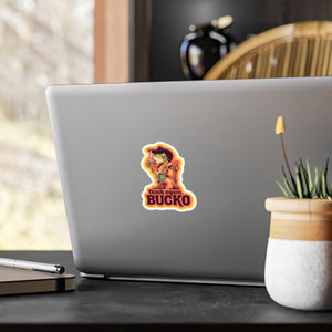 Think Again Bucko Kiss-Cut Vinyl Decal