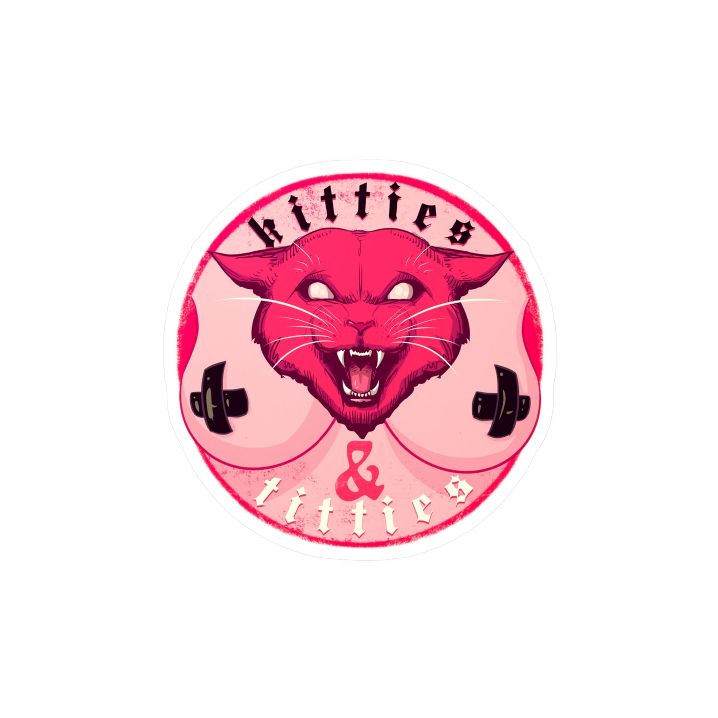 Kitties & Titties II Kiss-Cut Vinyl Decal