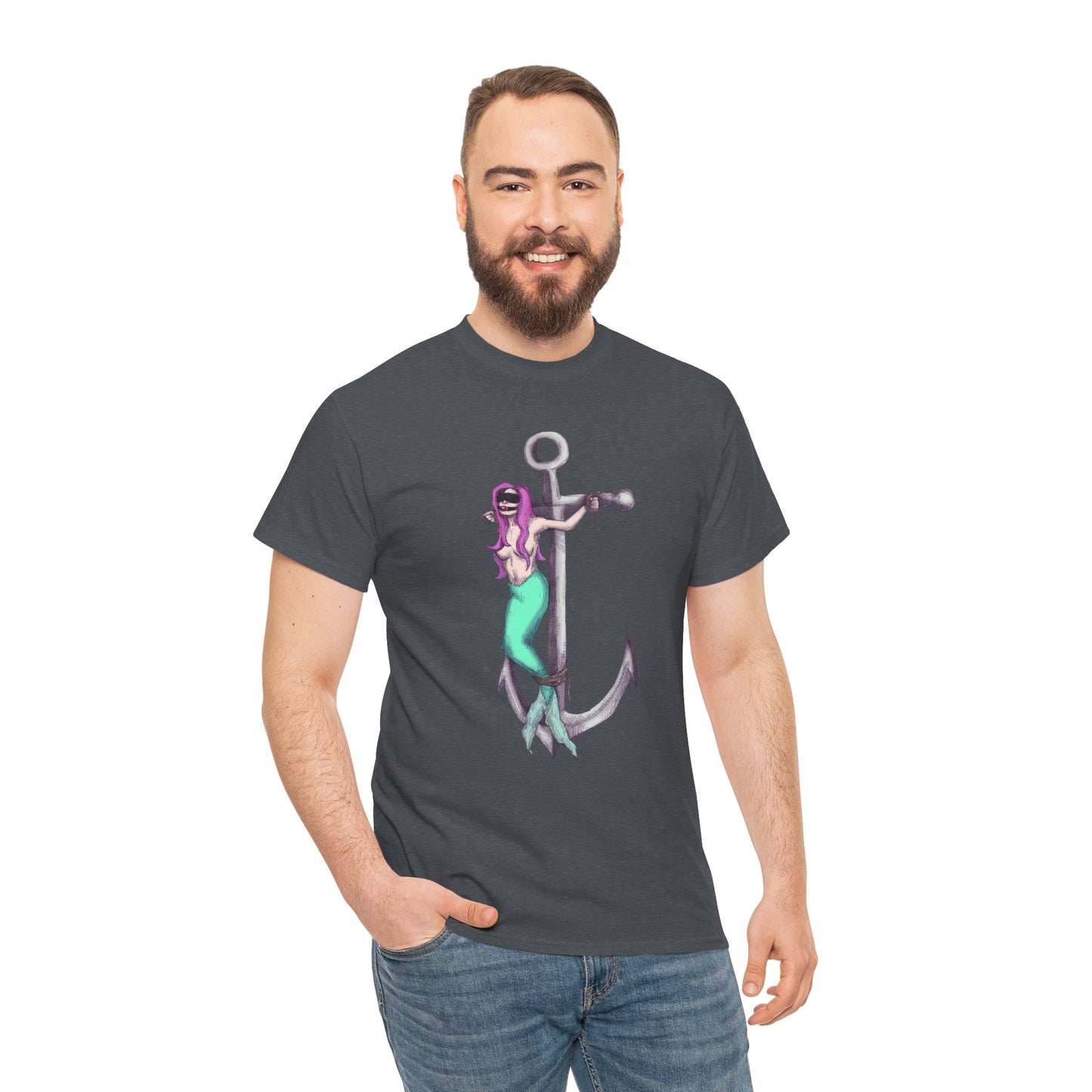 Bad Mermaid 2 Unisex Heavy Cotton Tee